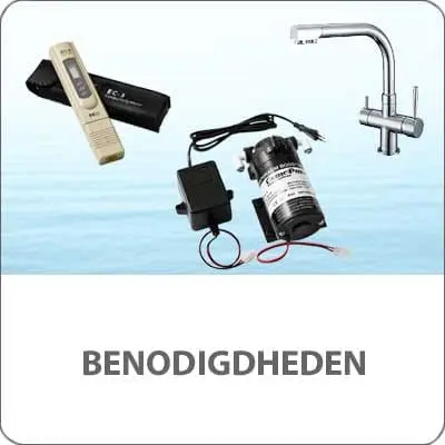 Benodigdheden voor osmose apparaat