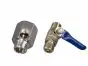 Adapter 3/8" met kogelkraantje