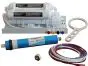 Osmoseapparaat OsmoPure 75 BR met een opbrengst van 285 liter osmosewater per dag op metalen plaat.