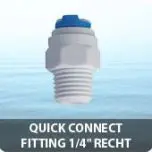 Quick connect fitting 1/4