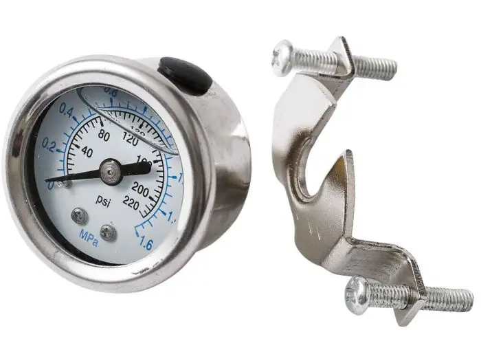 Drukmeter voor osmoseaparaat. Ideale manometer om de waterdruk mee te meten.