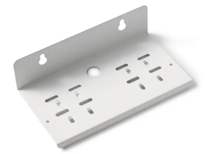 Metalen ophangbeugel voor 2 filterpotten.