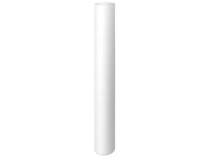 Sedimentfilter van 5 micron voor in een 20 inch filterpot. Verwijdert deeltjes uit het water en verlengt de levensduur van het membraan.