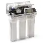 Osmoseapparaat Aquabright 50 Pro met een opbrengst van 190 liter osmose water per dag. Compleet met filters, LCD-display en boosterpomp. Zijkant
