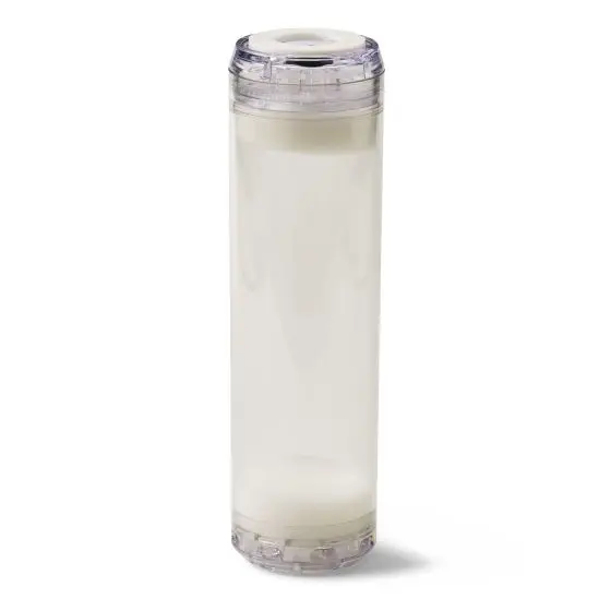 Leeg hervulbaar patroon voor in een 10 inch filterhuis. In elkaar gezet.