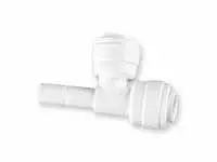 Insteek fitting met aftakking quick connect 1/4"