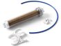Hervulbaar inline DI filter 2 inch met daarin 0,35 liter DI-hars. Voor het maken van gedemineraliseerd water.