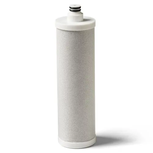 Blok koolfilter voor in een 10 inch filterpot. Verwijderd o.a. kleurstoffen, chloor en diverse vervuilingen uit het water.