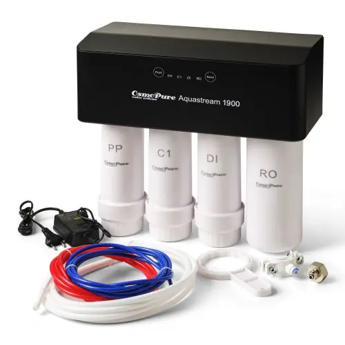 Osmose apparaat Aquastream 1900 met een opbrengst van 1900 liter osmosewater per dag.