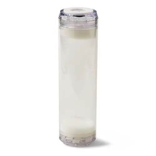 Leeg hervulbaar patroon voor in een 10 inch filterhuis. In elkaar gezet.