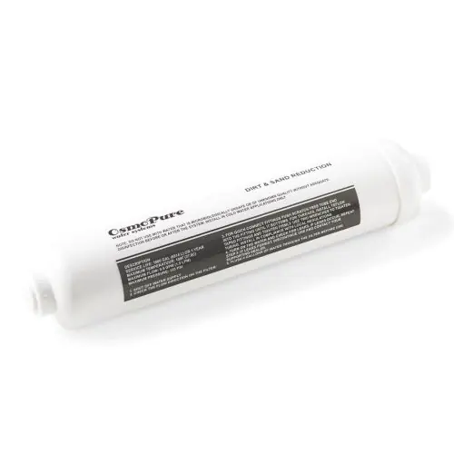 Inline Sedimentfilter 2 inch welke deeltjes uit het water uit het water verwijderd en de levensduur van het membraan verlengt.
