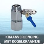 Kraanverlenging met kogelkraantje