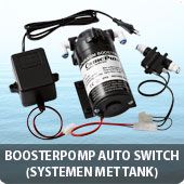 Boosterpomp 8 bar auto switch off (systemen met opslagtank)