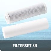 Filterset sediment en blok kool