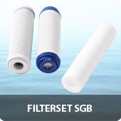 Filterset sediment + GAC kool + Blok kool