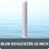 Blok koolfilter 10 inch
