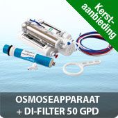 Osmoseapparaat + DI-filter 50 GPD