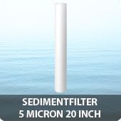 Sedimentfilter 5 micron 20 inch