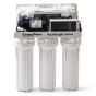 Osmoseapparaat Aquabright 50 Pro met een opbrengst van 190 liter osmose water per dag. Compleet met filters, LCD-display en boosterpomp. Voorkant