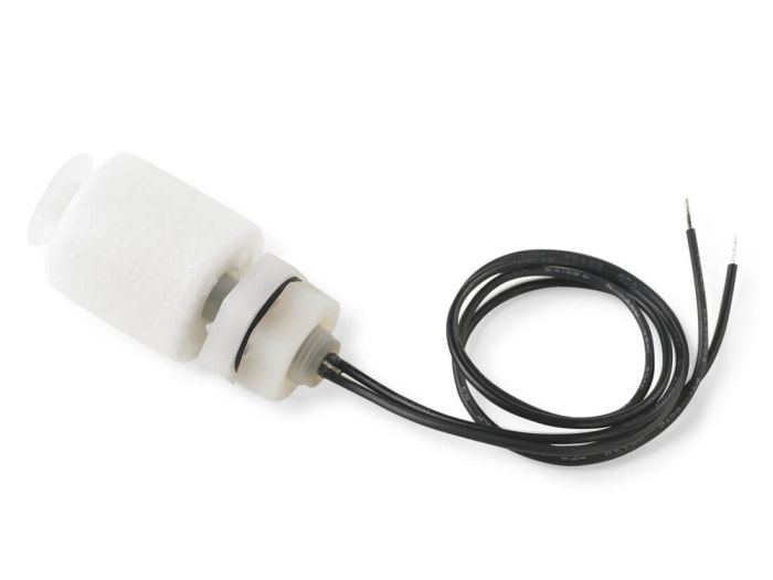 Deze vlotter kan gebruikt worden in combinatie met een magneetventiel en 24V adapter om een bak of ton automatisch te laten vullen.