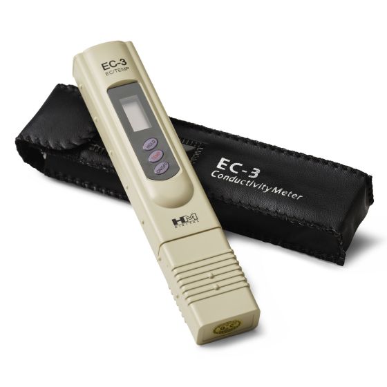 Digitale TDS meter met temperatuurcompensatie en opberghoes voor aan een riem