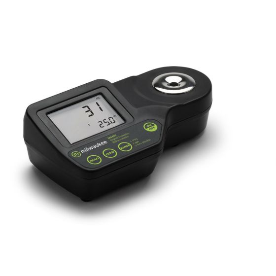 Milwaukee MA887 digitale zeewater refractometer zijkant
