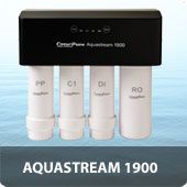 Osmose apparaat Aquastream 1900 met een opbrengst van 1900 liter osmosewater per dag. 