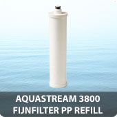 Aquastream 1900 fijnfilter PP refill navulling voor Aquastream en Arka