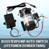 Boosterpomp 8 bar auto switch off (systemen zonder opslagtank)