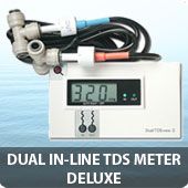 Dual In-line TDS meter Deluxe