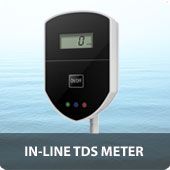 In-line TDS meter 1/4" slang voor osmoseapparaat 