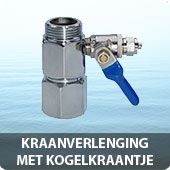 Kraanverlenging met kogelkraantje