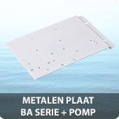 Metalen bevestigingsplaat voor osmoseapparaat en boosterpomp thumbnail 