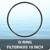 O-ring voor in onze 10" filterhuizen waarbij de o-ring in de pot ligt onder het schroefdraad.