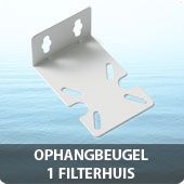 Metalen ophangbeugel 1 filterhuis