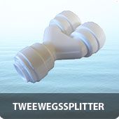 osmose Tweewegs splitter 1/4"