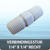 Verbindingsstuk 1/4" x 1/4" recht